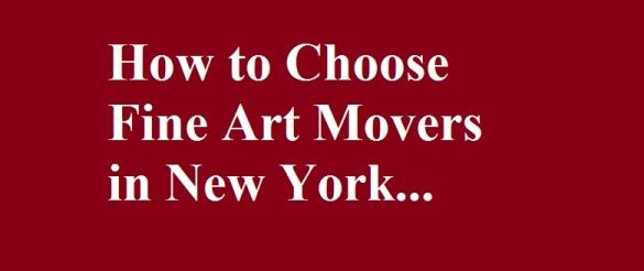  Fine Art Movers in New York