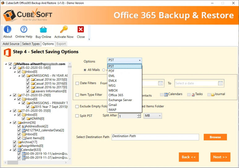 o365 backup