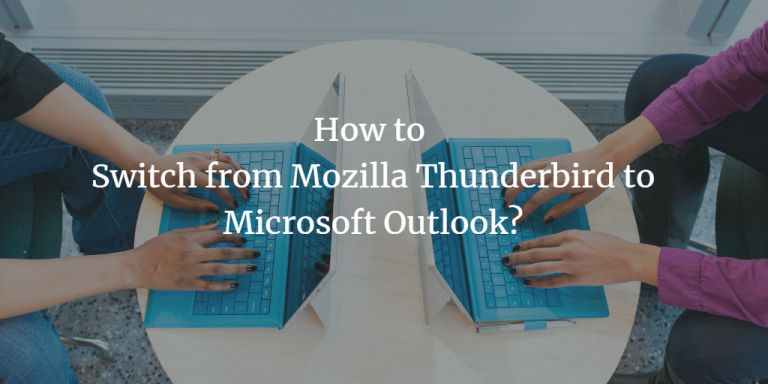 export mail from thunderbird to pst