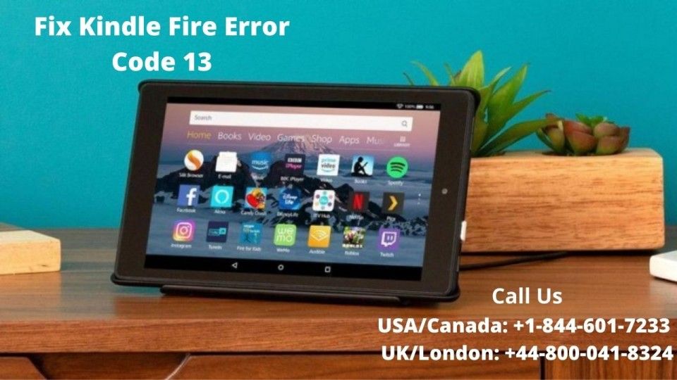 kindle fire error code 13