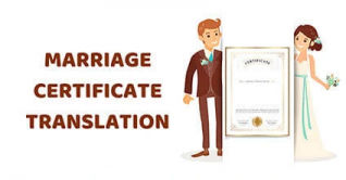 marriage certificate translation services