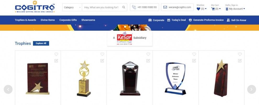 Online Trophy Shop India, Indian Trophy Shop Online, Customized Trophy Online India 