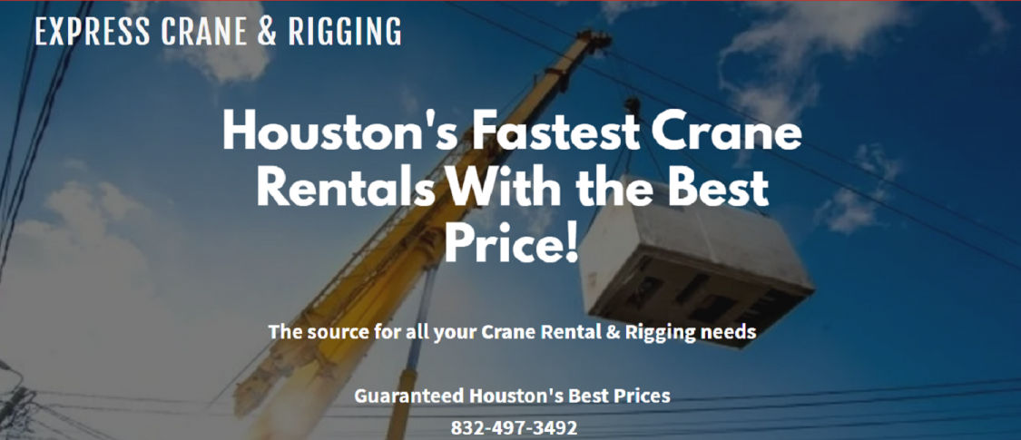 crane rental in Houston Texas 