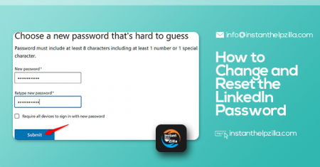 Reset the LinkedIn Password