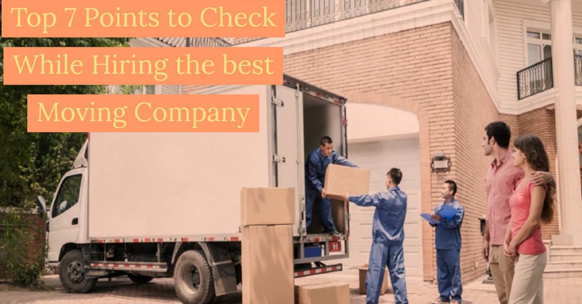 Top 7 Points to Check While Hiring the best Moving Company in Australia