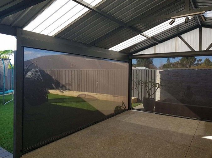 motorised outdoor blinds
