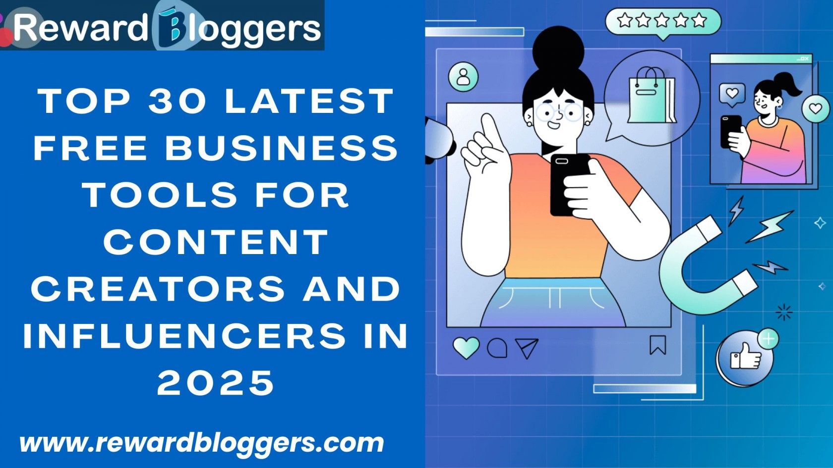 Top 30 Latest Free Business Tools for Content Creators and Influencers in 2025