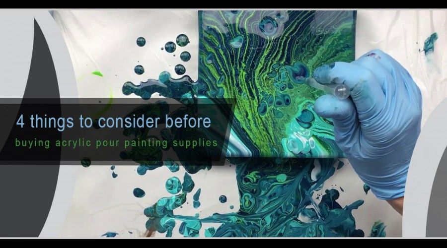 4 Things to Consider Before Buying Acrylic Pour Painting Supplies