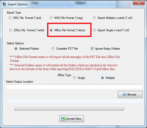 Quick Solution to Migrate Outlook PST Files to MBOX File Format>