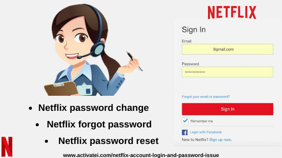 How to get rid of the Netflix account password change issue?>