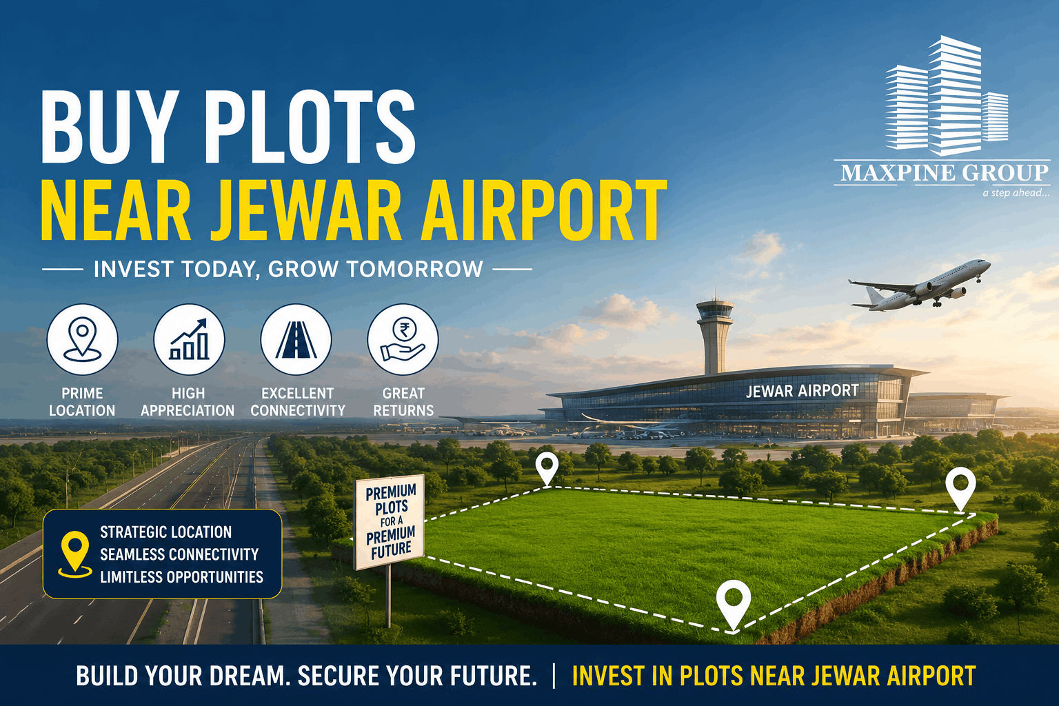 Buy Plots Near Jewar Airport – Anugrah Homes by Maxpine Group | Complete 2026 Guide