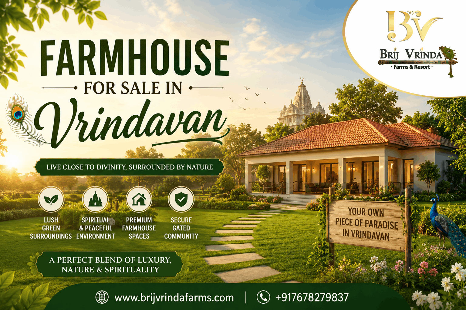 Farmhouse for Sale in Vrindavan: A Complete Buyer's Guide (2026)