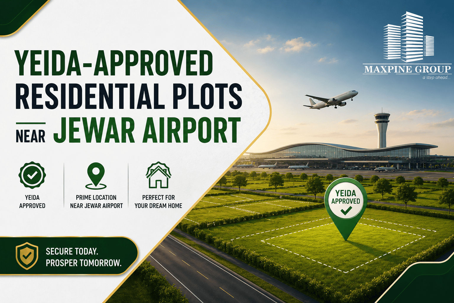 YEIDA-Approved Residential Plots Near Jewar Airport: The Complete Buyer's Guide (2026)