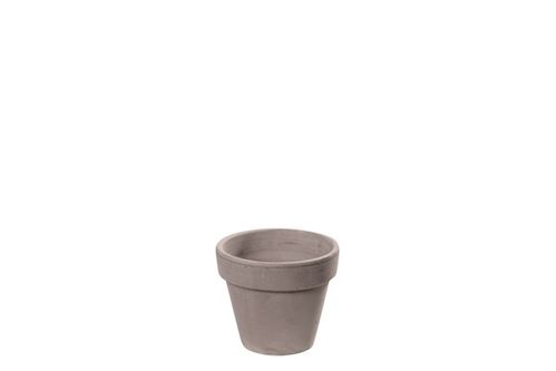 produktbild för Terracotta Greige Kruka 011142 Ø11x9,5cm Grå