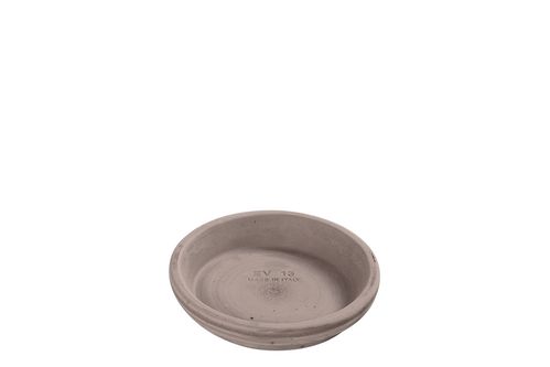 produktbild för Terracotta Greige Fat 031342 Ø13x2,7cm Grå