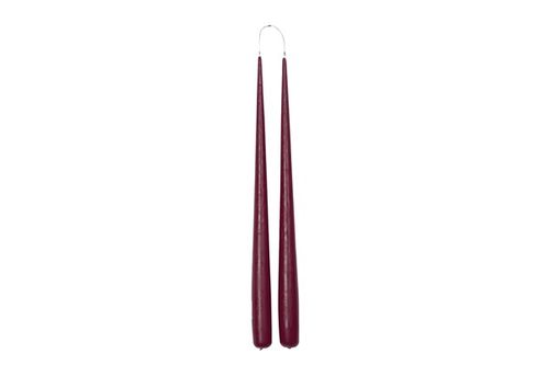 produktbild för 355037 Dekorationsljus 50x3,5cm Aubergine 6st