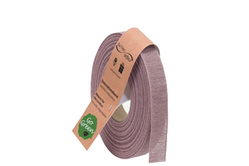 produktbild för Band Go Green Basic Malva 2,5cm