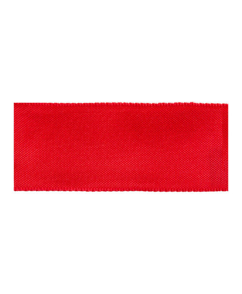 produktbild för Sidenband Röd Med Tråd 9240-40-77 4cmx25m