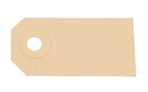 produktbild för Etikett Papp d 5 x 2,5 Cm Brun 1000/Fpn x 1