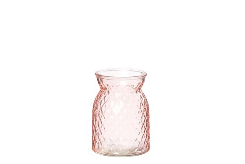 produktbild för Marylin Glas Vas 970342  12D 16H Rosa/Persika