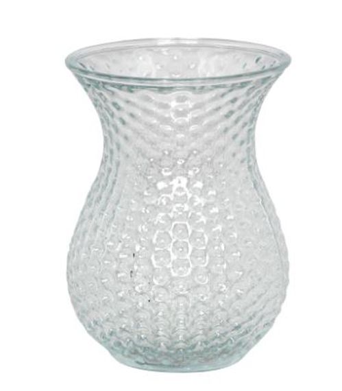 produktbild för Glasvas Råglas d 12,5 h 18 Cm x 12