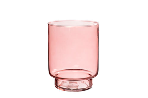 produktbild för Vilis Glas Kruka 952526  11,5D 15H Rosa