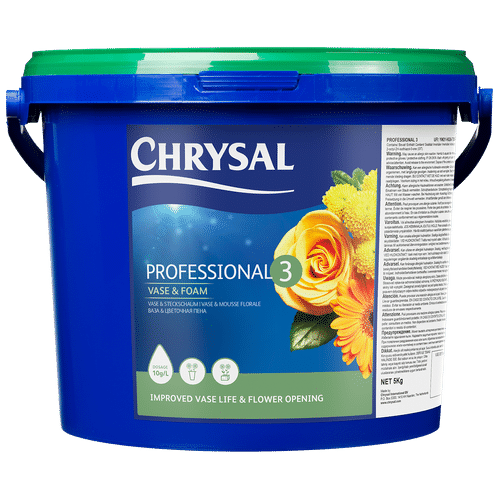 produktbild för Chrysal Prof. 3 bucket 1*5kg INT