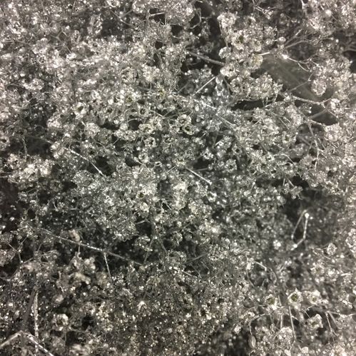 GYPS FÄRGAD SILVER M GLITTER x25