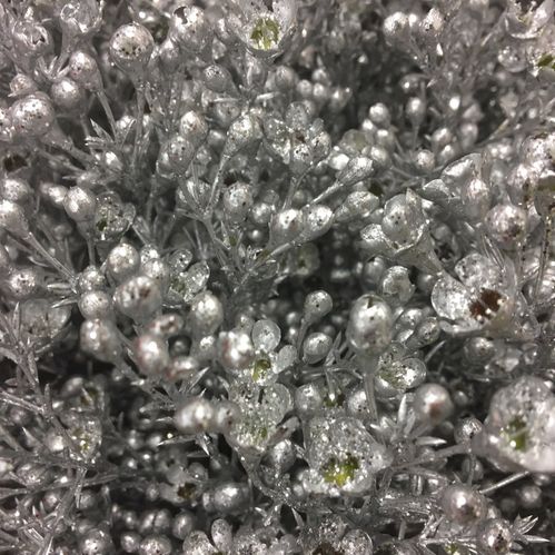 WAXBLOMMA FÄRGAD SILVER M GLITTER