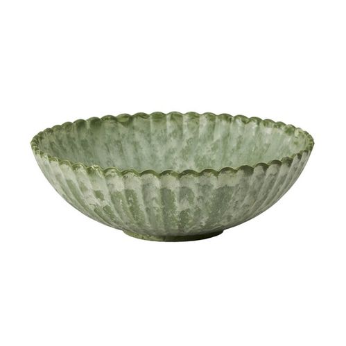 GUS ED 052319 BOWL BLOOM GREEN D:28CM