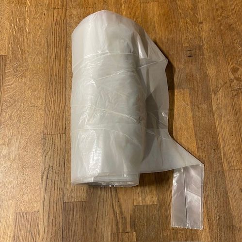PÅSE PLAST TRANSP. 100ST/RULLE