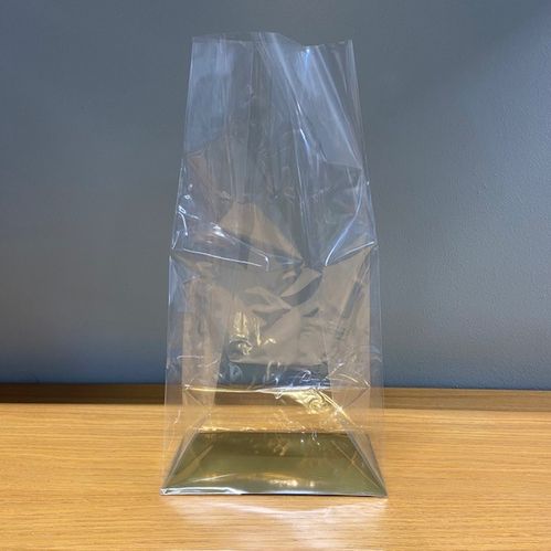PP 183175 PÅSE M FYRKANTSBOTTEN GULD 180x110x360