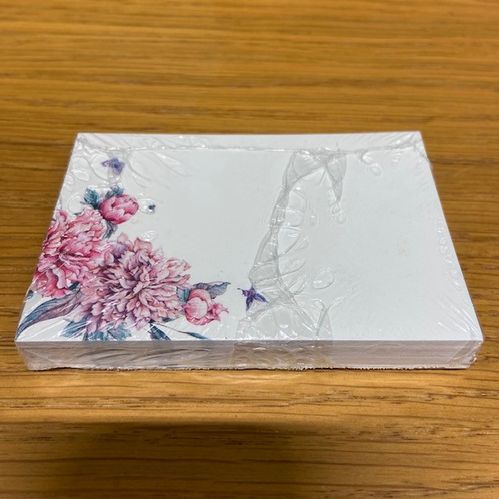 KORT ANTIQUE FLOWERS & BUTTERFLIES 50-P