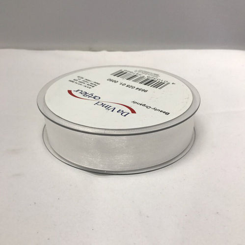 BAND ORGANZA VIT 15MM 50M