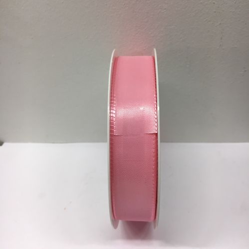 BAND SIDEN ROSA 25MM