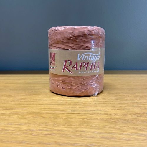 RAPHIA VINTAGE MATTONE BRUN
