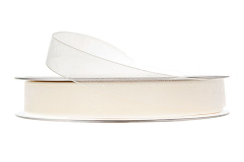 BAND ORGANZA CREME 15MM 50M