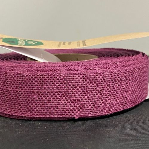 BAND LINNE AUBERGINE 25MM L.20M