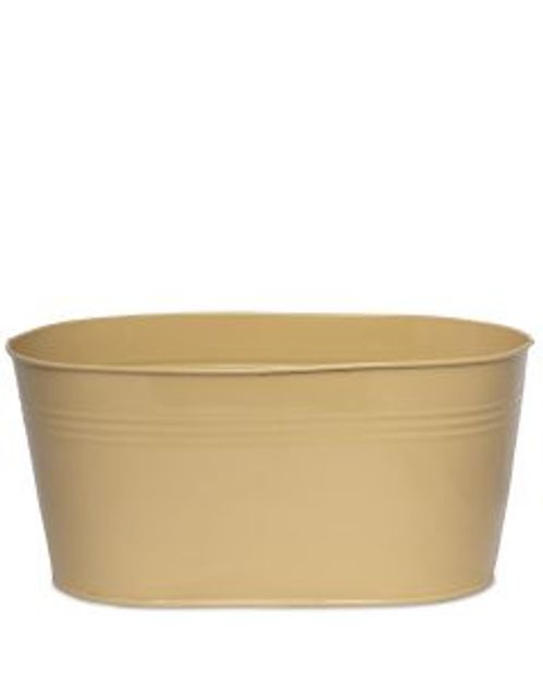 EN 66510-216 ZINK MAJ SKÅL OVAL NOUGAT L:25CM