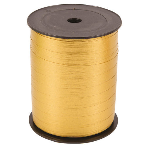 PRESENTSNÖRE MATT GULD METALLIC