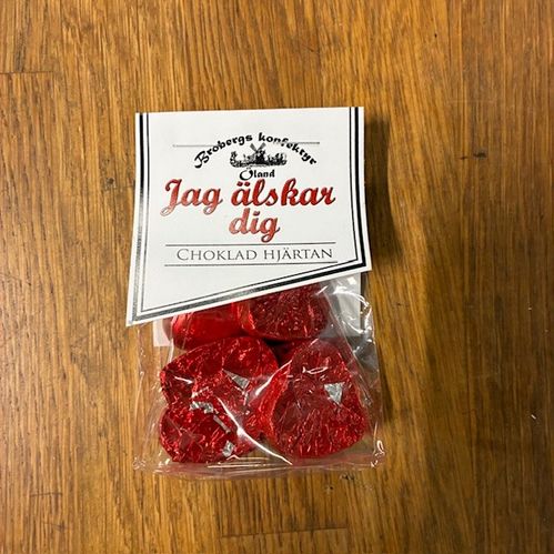 CHOKLAD BUDSKAP JAG ÄLSKAR DIG 50G