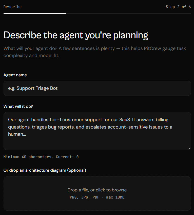 agent description