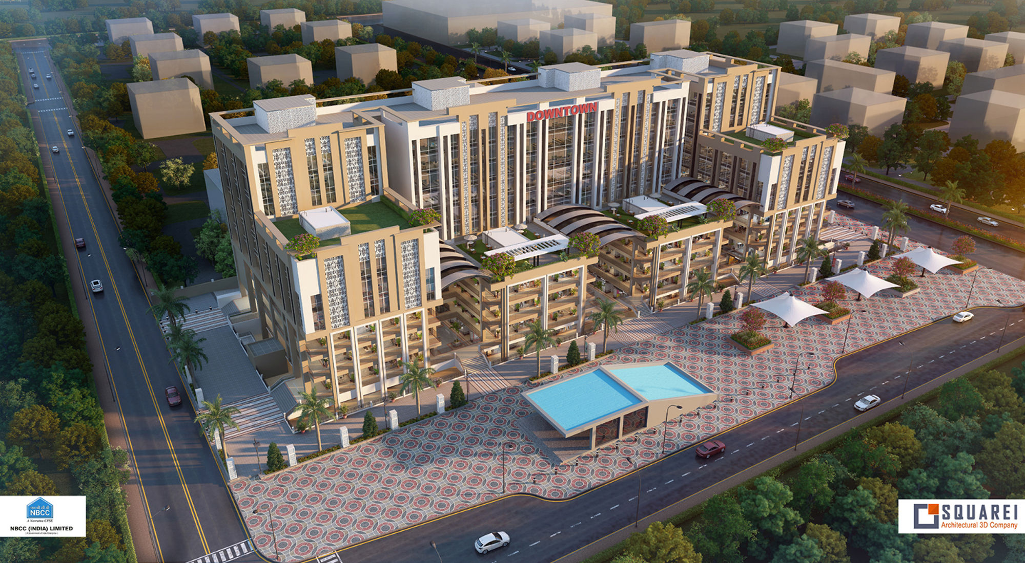 3D Architectural Rendering in Delhi — SQUAREI Studio
