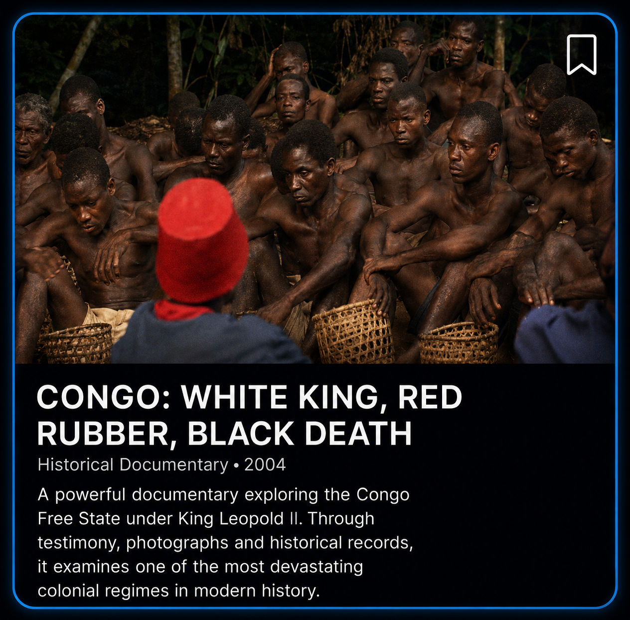 Congo White King Red Rubber Black Death screening event