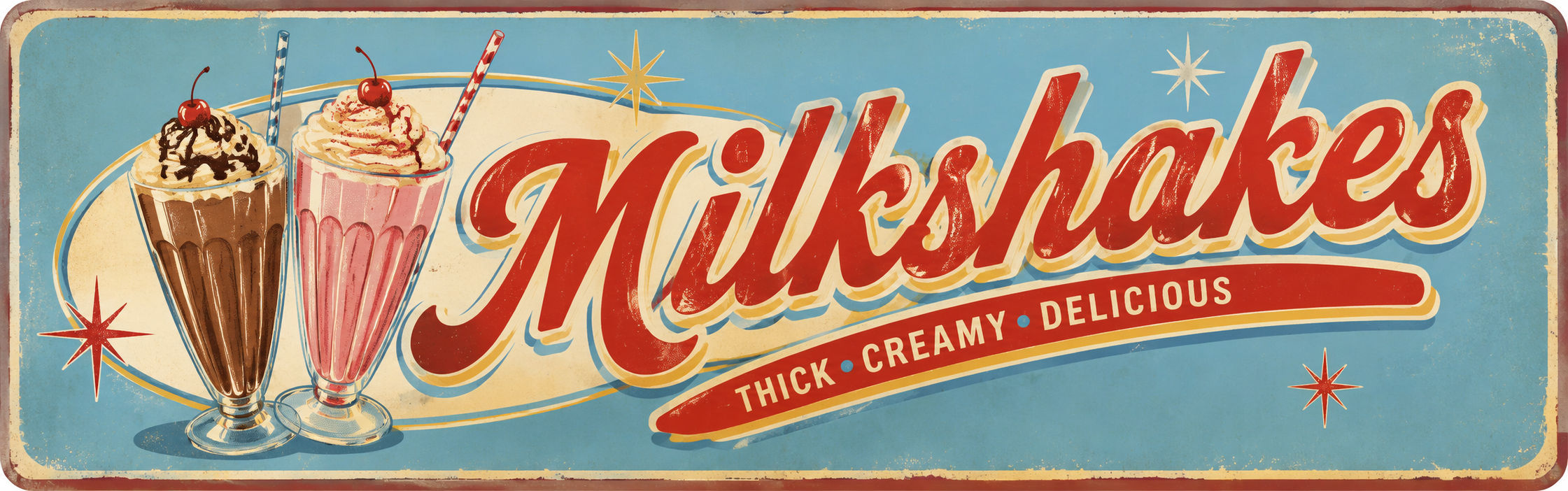 Milkshakes menu category