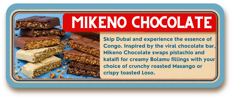 Mikeno Chocolate dessert card