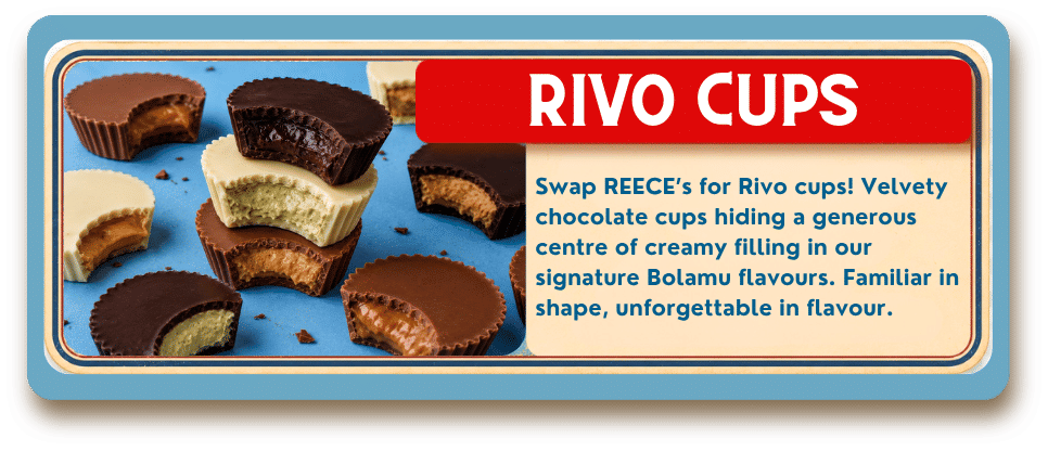 Rivo Cups chocolate dessert card