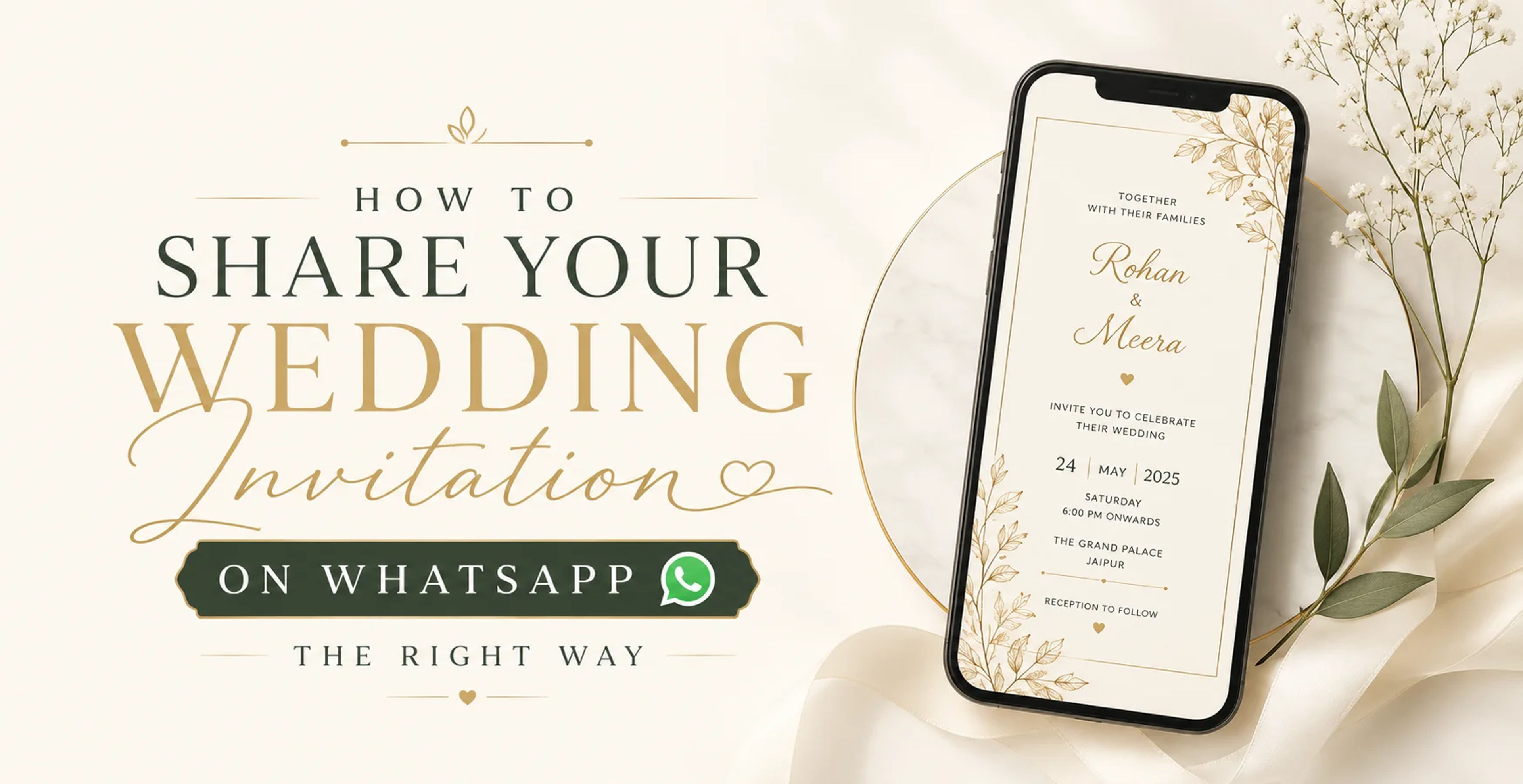 How to Share Your Wedding Invitation on WhatsApp (The Right Way)