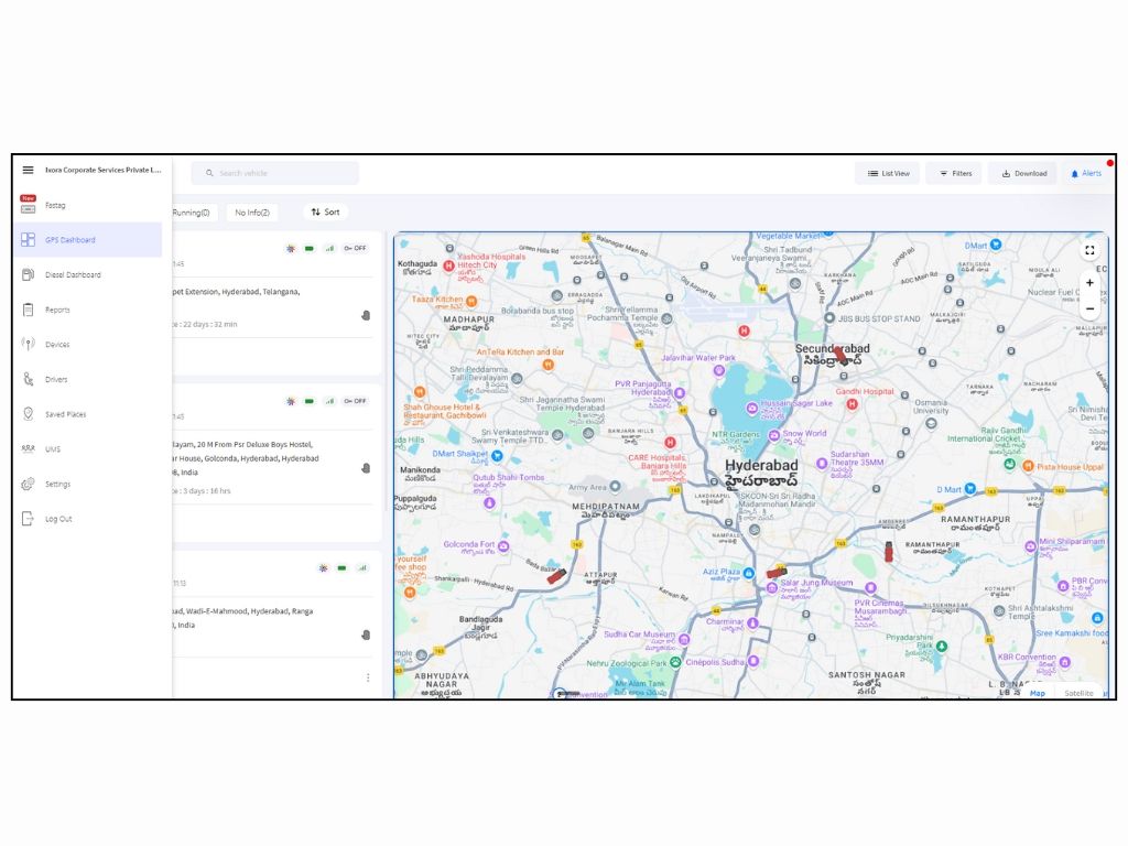 IoT Sensor Networks for Vehic les