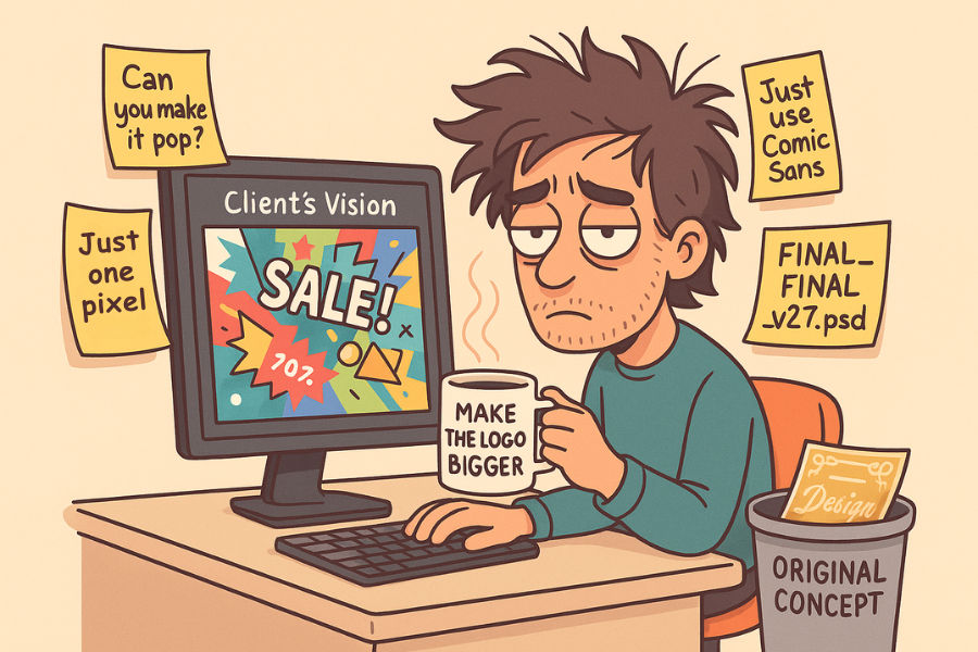 Client's Vision / Designer's Nightmare